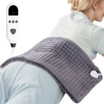 Coussin chauffant avec 9 niveaux de temp�rature, pour le dos, la nuque, les �paules, l'abdomen, 43 x ...