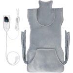 Coussin chauffant adjustable pour dos nuque paules, 6 niveaux de chaleur, 4 temporisateurs arrt auto, ...