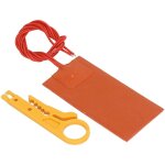 Coussin chauffant en caoutchouc de silicone, coussin chauffant en silicone 12v 15w 250? chauffe - moteur ...