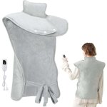 Coussin chauffant cervicales dos nuque couverture chauffante electrique avec 6 température réglable / ... Coussin chauffant cervicales dos nuque couverture chauffante electrique avec 6 température réglable / ...