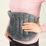 Coussin chauffant dos micro ondes bouillotte micro - onde avec bretelles rglables - lavande et plantes ...