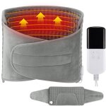 Coussin chauffant �lectrique 122x30cm ceinture chauffante lombaire 10 niveaux de temp�rature 38 - 60? ...