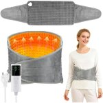 Coussin chauffant �lectrique, ceinture chauffante lombaire avec arr�t automatique, 9 niveaux de temp�rature, ...