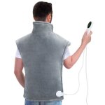 Coussin chauffant electrique pour le dos nuque paules chauffage du dos avec arrt automatique & 10 niveaux ...