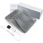 Coussin chauffant electrique oneamg 126x30cm ceinture chauffante lombaire 6 niveaux de temp�rature et ...