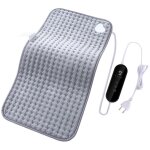 Coussin chauffant, face suprieure et infrieure en matriau recycl moelleux, format xxl 60 x 30 cm, ...