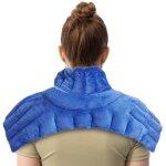 Coussin chauffant micro - onde pour le cervical bouillotte micro - onde noyau de cerise graine de lin ...