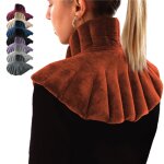 Coussin chauffant, tour de cou pour paules et nuque - terracotta - vivezen