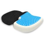 Coussin coccyx anti escarre fessier avec gel respirant, coussin de si�ge orthop�dique ergonomique m�moire ...