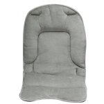 Coussin de confort pour chaise haute b�b� enfant gamme ptit - gris perle - monsieur b�b�