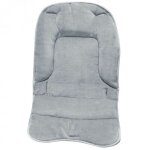 Coussin de confort pour chaise haute b�b� enfant gamme ptit - gris perle - monsieur b�b�