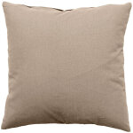 Coussin d�co uni d�houssable  panama  60x60cm naturel