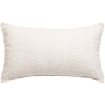 Atmosphera - coussin bouclette soana blanc ivoire 30x50cm cr�ateur d'int�rieur