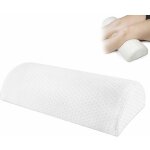 Coussin de coussin demi - lune, demi - cylindre repose - pieds, coussin de repose - pieds en mousse  ...