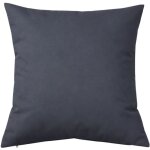 Coussin ext�rieur imperm�able et d�houssable minorque gris anthracite 50x50 cm