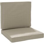 Coussins de fauteuil de jardin zipps dhoussables - galettes de chaise de jardin - pais rembourrage ...