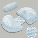 Neuf coussin de grossesse pour dormir, coussin d'allaitement, coton oreiller de grossesse de soutien ...