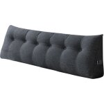 Coussin de lecture compens�, 180cm gros coussin canap�, traversin t�te de lit support arri�re, triangulaire ...