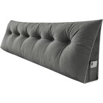 Coussin de lecture compens�, 180cm gros coussin canap� triangulaire support lombaire gros oreiller cale ...