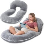 Coussin de lecture, pour lire, dormir, soulager les jambes lourdes, se dtendre au lit ou sur le canap, ...