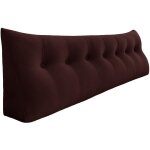 Vercart - coussin de lecture, oreiller traversin soutien dorsal, triangulaire coussin � coins, gros coussin ...