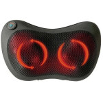 Coussin de massage shiatsu, double th�rapie par la chaleur, noir