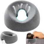 [jamais utilis�] coussin massage visage, oreiller face vers le bas, oreiller de massage avec trou, coussin ...