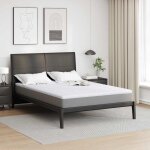Coussins de matelas blanc 140 x 200 cm polyester sans colle vidaxl