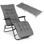 Northix - coussin matelas pour grand transat de jardin moelleux 160cm