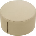 Coussin de m�ditation relaxdays pour yoga et pleine conscience, zafu 13 x 33 cm, coton, housse amovible, ...