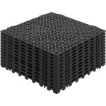 Mophorn - coussins modulaires embotables lot de 12 tapis de drainage 30 x 30 cm, dalles de sol embotables ...