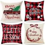 Coussin de no�l, coussin de canap� de no�l, coussin de chaise de no�l, d�coration de no�l, coussin de ...