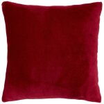Coussin ollis rouge 38x38cm - atmosphera cr�ateur d'int�rieur