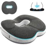 Coussin orthop�dique en mousse � m�moire de forme, pour la sciatique et les maux de dos, pour le bureau ...