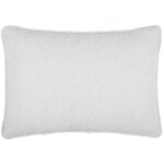 Coussin paddou �cru ? 40 x 60 cm ? effet bouclette - 40x60cm - ecru