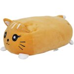 Coussin polochon chat roux