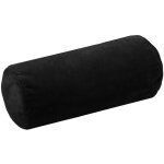 Coussin polochon doudou noir 20 x 45 cm