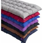 Coussin rectangulaire en coton pour banc de jardin 2 ou 3 places, 8 cm d'épaisseur, pour chaise longue, ... Coussin rectangulaire en coton pour banc de jardin 2 ou 3 places, 8 cm d'épaisseur, pour chaise longue, ...