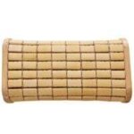 Coussin repose - t�te en bambou pour sauna, repose - t�te en bois - accessoire de sauna pour se d�tendre ...