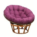 Coussins ronds capitonn�s, �pais et de couleur unie, pour chaises, sols et si�ges de jardin(violet, 40x40 ...