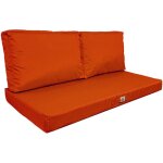 Deco arts - coussins pour salon de jardin déhoussable 100x50cm orange Deco arts - coussins pour salon de jardin déhoussable 100x50cm orange