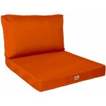 Coussins pour salon de jardin d�houssable 50x50cm orange