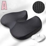 Coussin de si�ge antid�rapant orthop�dique en mousse � m�moire de forme pour soulager la prostate, le ...
