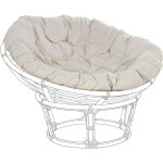 Coussin de si�ge ext�rieur pour chaise de jardin tissu polyester coton beige clair salvo / orvieto