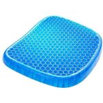 Coussin de si�ge en gel, coussin de gel respirant coussin anti escarres avec housse antid�rapant pour ...