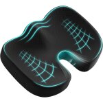 Coussin coussin de si�ge en mousse � m�moire coussin ergonomique pour bureau voiture fauteuil roulant ...