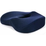 Coussin de si�ge en mousse � m�moire, orthop�dique pour hemorroides, coussin coccyx voiture, � la maison, ...