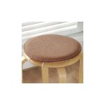 Coussin de sige de tabouret rond, coussin de sige frais mince, garniture ronde de chaise de coton avec ...