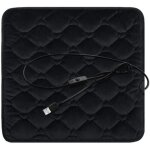 Coussin de si�ge de voiture chauffant usb, coussin chauffant �lectrique 5v, housse chauffante antid�rapante ...
