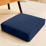 Coussin de sol carr� pour adultes et enfants, grand coussin de m�ditation, mousse �paisse et housse touffet�e ...